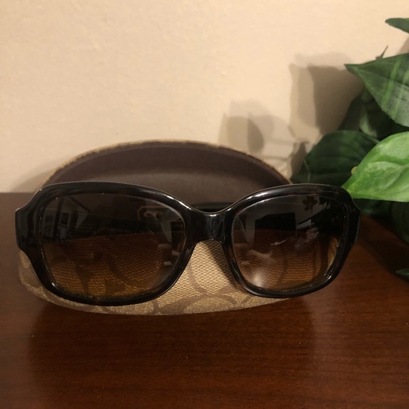 Coach L923 Rita Dark Tortoise Sunglasses - Picture 2 of 10